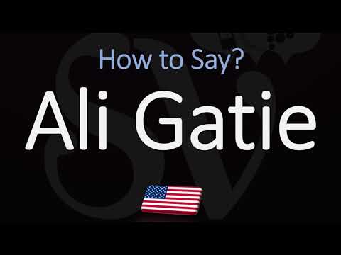 How to Pronounce Ali Gatie? (CORRECTLY)