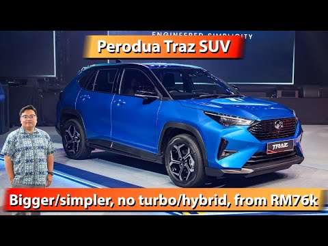 2026 Perodua Traz SUV - D66B is bigger but simpler, no turbo/hybrid, from RM76k