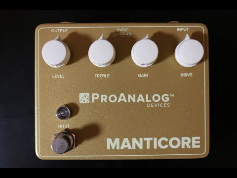 ProAnalog Devices Manticore Quick Listen Demo Video By Shawn Tubbs