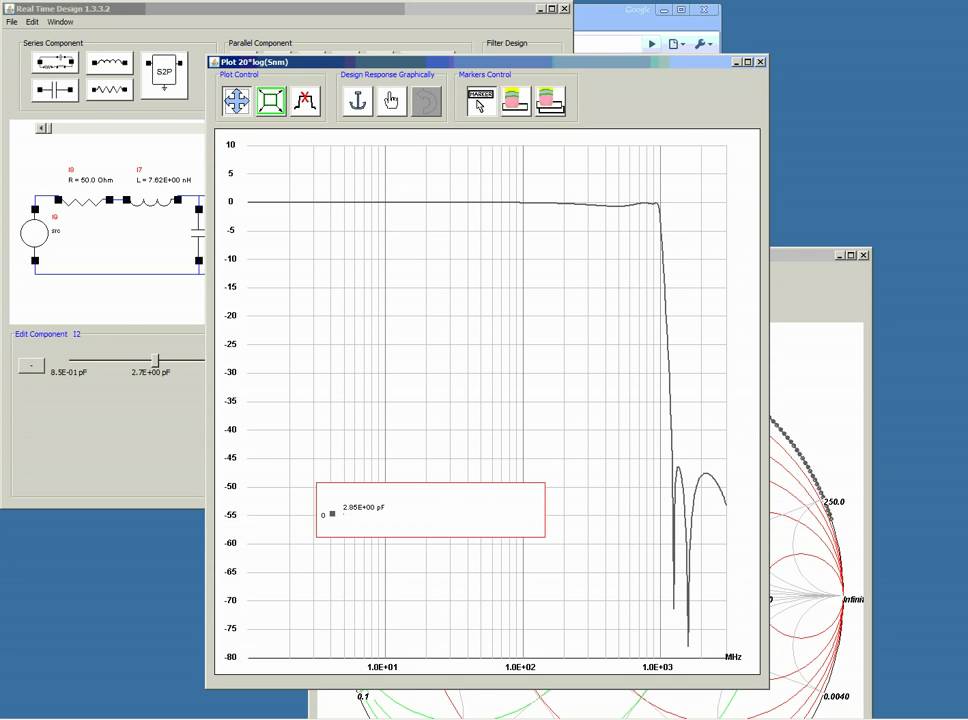 RLC Low-Pass Elliptic Filter Design