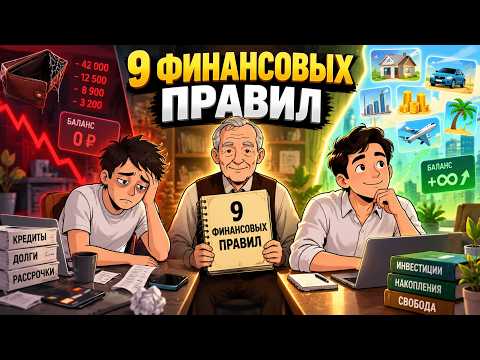 9 ДЕНЕЖНЫХ ПРАВИЛ, Которые Богатые Понимают Слишком Рано