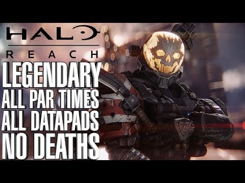Halo Reach Legendary Speedrun Guide - Under 3 Hours Walkthrough All Par Times All Datapads No Deaths