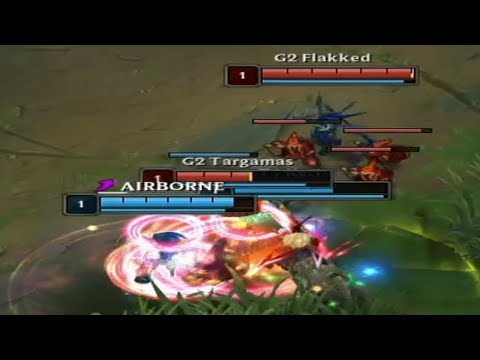 Targamas gets solokilled LVL1 by T1