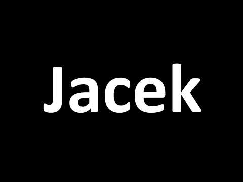 How to Pronounce Jacek (Polish Name)