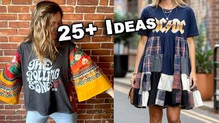 DIY: 25+ EASY Upcycled Tshirt Ideas That Look Like They Came From a Boutique