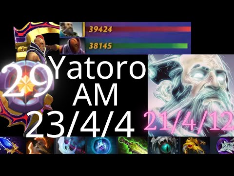 Yatoro Anti-Mage vs Kunkka, QOP, Outworld Destroyer - richer Kunkka?! - dota2