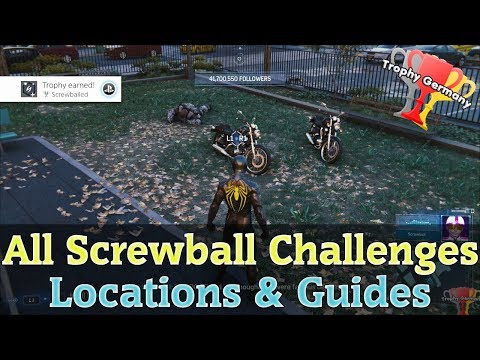 Marvel's Spider-Man | DLC CTNS: Silver Lining - All Screwball Challenges (Screwballed Trophy)