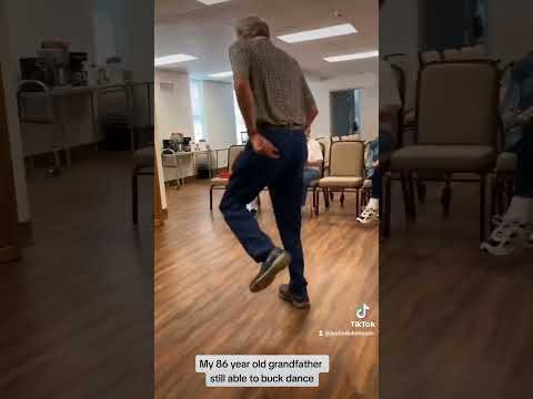 My Grandfather Buck Dancing At 86 years of age. Check Him Out!