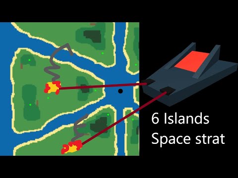 Space Rush (6 Islands 3v3v3 / 2v2v2 Strategy Overview) | ROBLOX The Conquerors 3