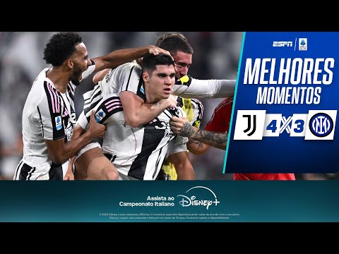 Gols e lances de Juventus x Internazionale