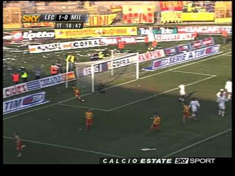 Lecce Milan 1 - 1  Rete di Chevanton