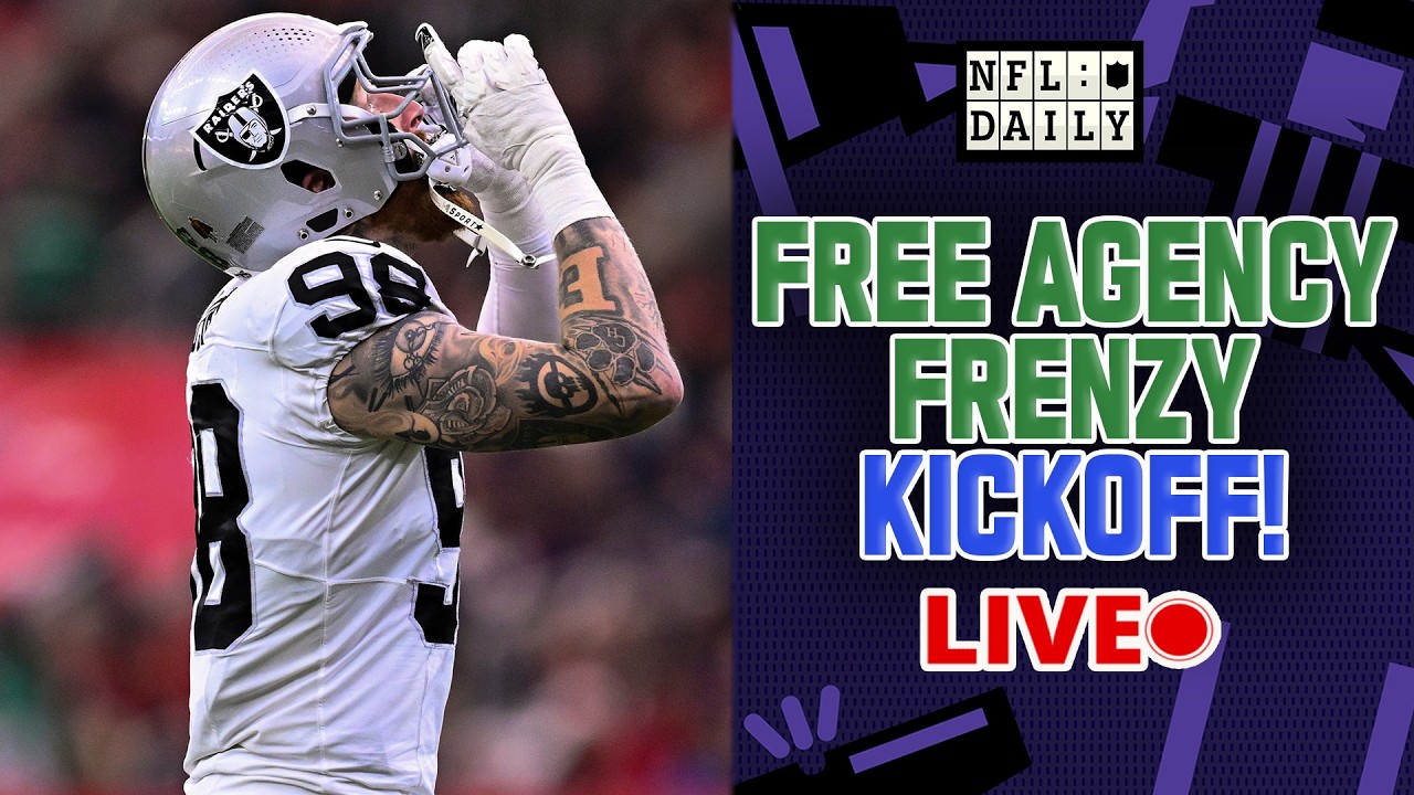 NFL Free Agency Frenzy Kickoff | NFL Daily