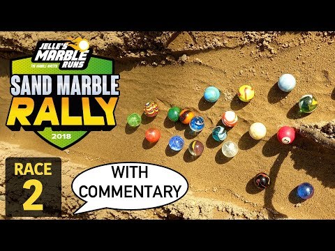 Jelle's Marble Runs: Sand Marble Rally 2018 - Race 2