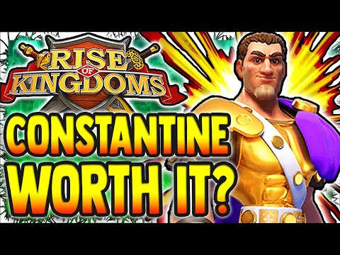 CONSTANTINE WORTH IT? CONSTANTINE GUIDE RISE OF KINGDOMS 2021! RoK Legendary Tier List Ep. 6