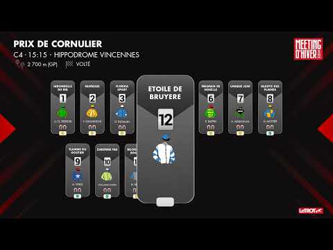 LES PARTANTS - PRIX DE CORNULIER 2022