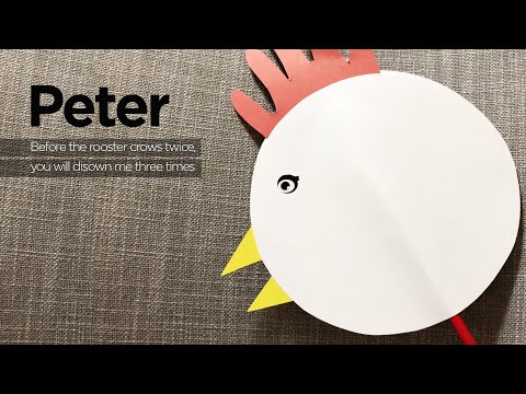 Peter denies Jesus |  Sunday school Crafts | disciples of Jesus