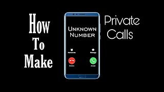 HOW TO HIDE YOUR NUMBER IN OUTGOING CALLS |Private Number | Ghana |New
