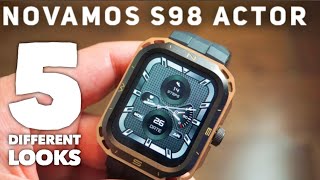 Novamos S98 Actor Smart Watch Review - Change Cases in a Second!