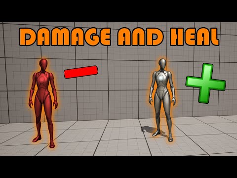 How To Damage And Heal The Player In Unreal Engine 5 (Tutorial)