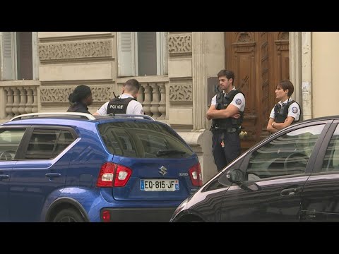 Video Thumbnail: Police outside Jane Birkin's apartment in Paris after her death | AFP