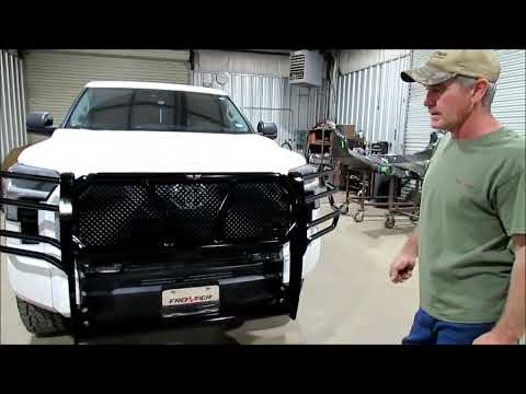 Frontier Grille Guard 2022 Toyota Tundra Install