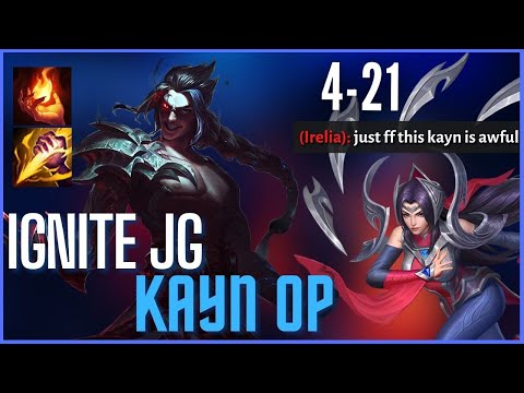 The Most Insane Kayn Comeback Carried by Ignite Jungle Kayn! - League of Legends