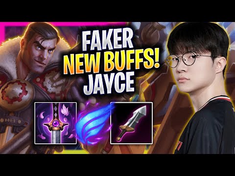 FAKER TRIES JAYCE MID WITH NEW BUFFS! - T1 Faker Plays Jayce MID vs Zilean! | Season 2025