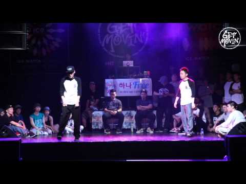 GET MOVIN' 6 FINAL - POPPING BEST8-2 JUWON vs DO KYUN