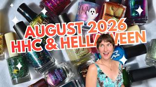 Happy Hellaween! August 2026 HHC Hella Handmade Creations nail polish swatches