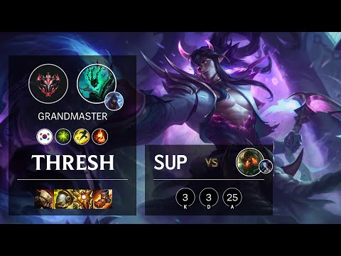 Thresh Support vs Nautilus - KR Grandmaster Patch 11.6