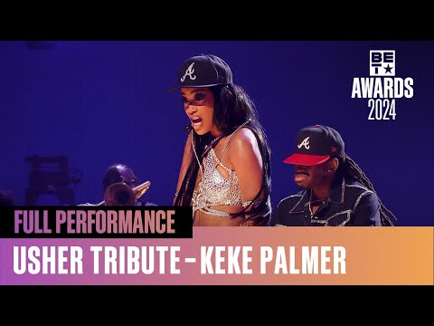 Keke Palmer Performs Usher's Late 90's Classic "You Make Me Wanna" | BET Awards '24