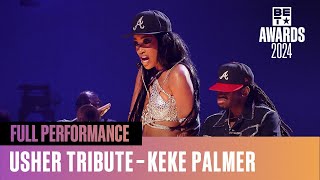 Keke Palmer Performs Usher&#39;s Late 90&#39;s Classic &quot;You Make Me Wanna&quot; | BET Awards &#39;24