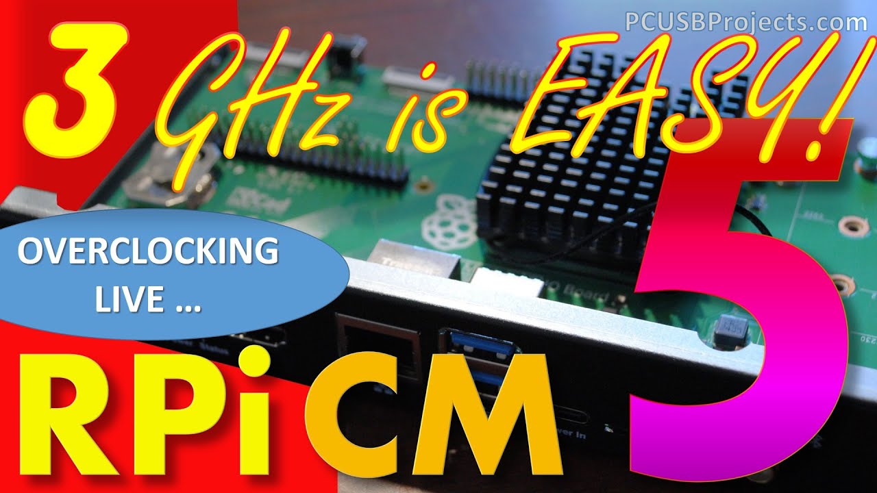 Raspberry Pi Compute Module 5 Overclocking at 3 GHz Live!