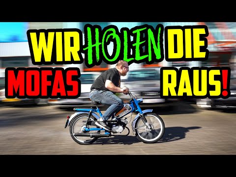 Marco HOLT die MOFAS raus! - 1Sitz 2Takte 25km/h - Vorbereitungen für die Ausfahrt!