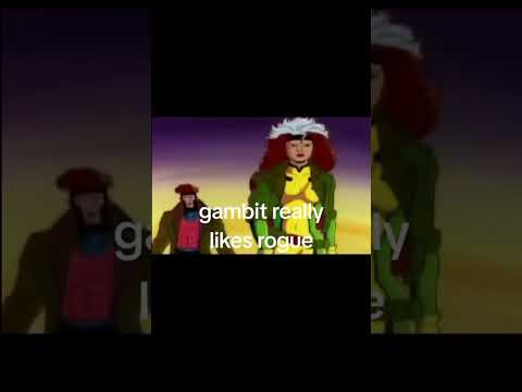 Gambit really likes Rogue #gambit #rogue #chère #sugah