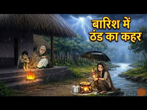 बारिश में ठंड का कहर हिंदी कहानी |  Thand Ka Kahar Hindi kahani | Hindi Moral Stories |  Kahaniyan