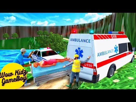 Ambulance Rescue Mission Simulator 2020 - Crazy Offroad Emergency Van Drive - Android GamePlay