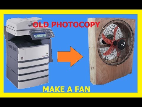 Make a Fan with Brushless Motor From Old Photocopy Machine Video