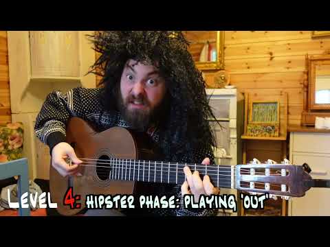 Evolution of a Jazz Guitarist in 60 seconds