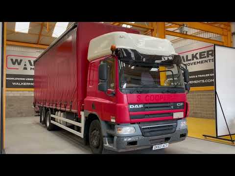 New In Stocklist For Sale: DAF CF75.310 EURO 5, 6X2 26 TONNE CURTAINSIDER – 2013 – DK63 ACY