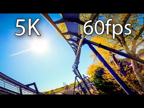 Batman: The Ride front seat on-ride 5K POV @60fps Six Flags Over Georgia