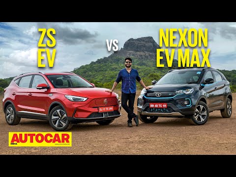 2022 MG ZS EV vs Tata Nexon EV Max - Within Range | Comparison | Autocar India