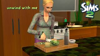 Sims 2 No Commentary 🌷 Jenny & Ronan | Big Family & Cottage Life Gameplay  | Part 4