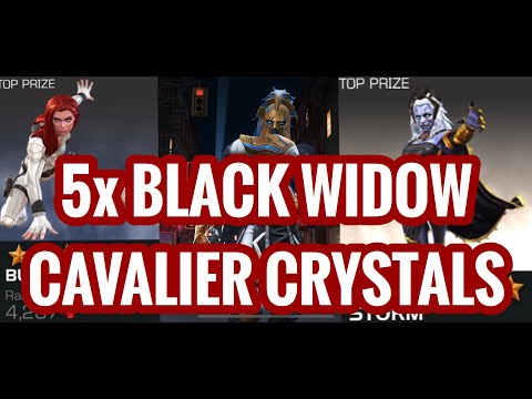 5X Black Widow Cavalier Crystal - New Unique 5*!! | Marvel: Contest of Champions