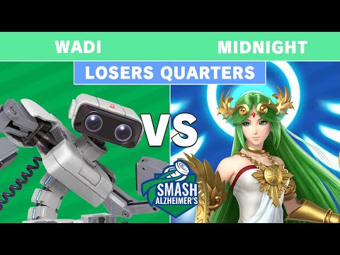Smash Alzheimer's Invitational - WaDi (Rob) Vs. Midnight (Palutena) - Losers Quarters