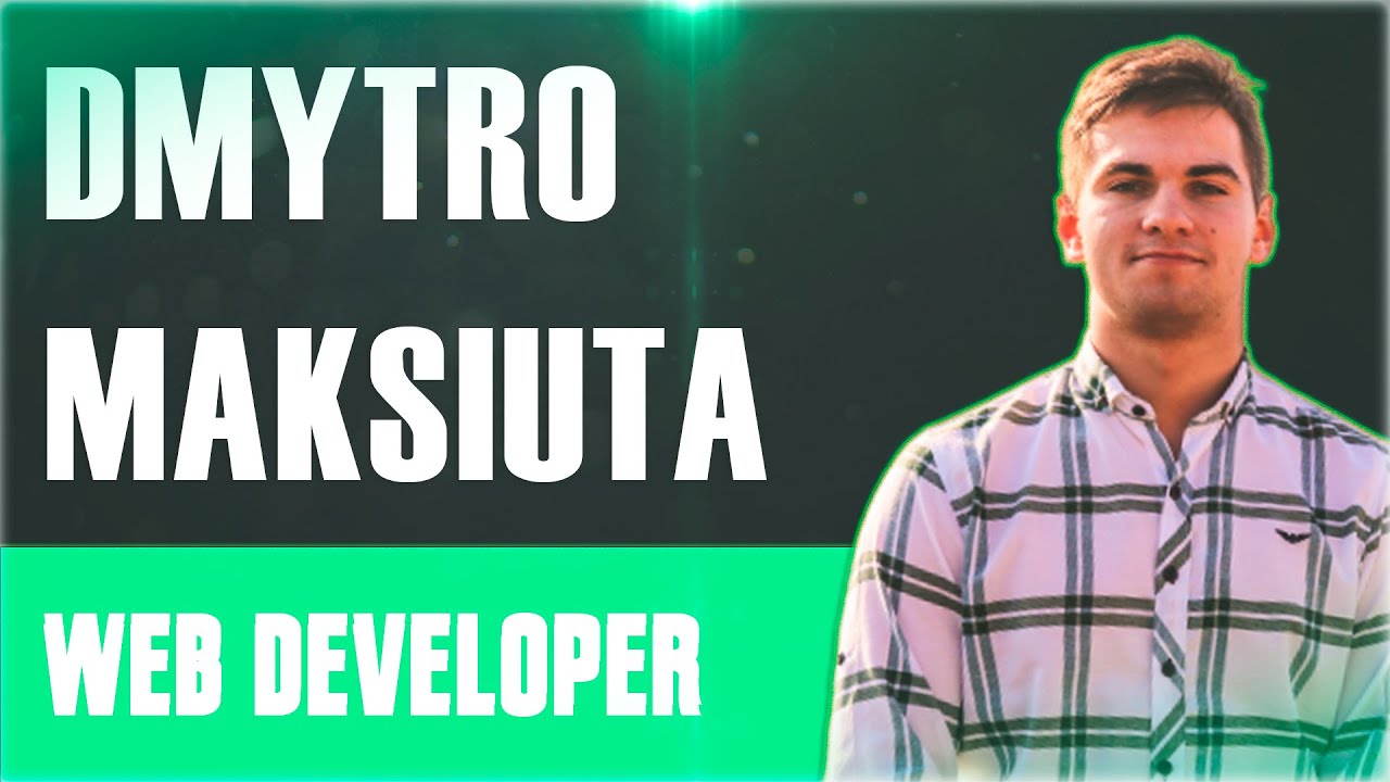 Dmytro Maksiuta Web Developer UpWork