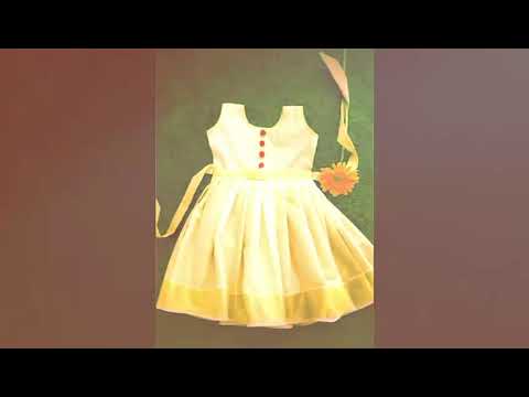 Baby girl Eid dress designs easy simple#Indian girl Kurta, Frok designs with simple embroidery😊❤️