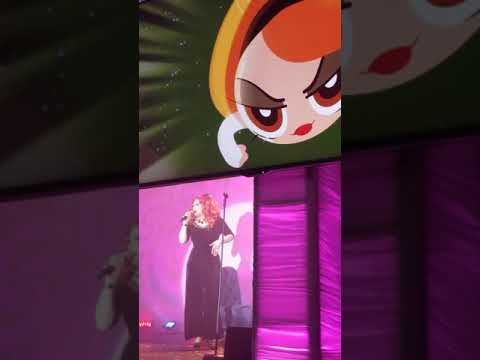 Jinkx Monsoon singing Cartoons and Vodka, 2018 Tidal Wave Hardhat Cabaret