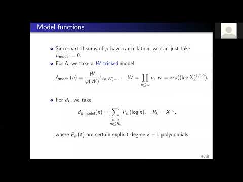 Joni Teräväinen: Short exponential sums of the primes (NTWS 126)