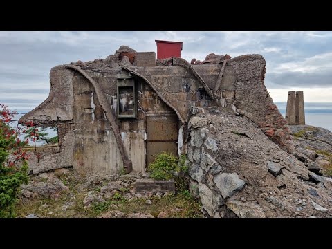 Femörefortet Utsidan Femörebatteriet Kustartilleribatteri Femörehuvud Oxelösund - Military Fortress